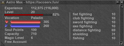 Signature for player Astro Max