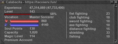 Signature for player Calabacita