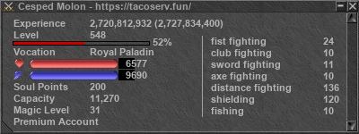 Signature for player Cesped Molon