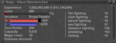 Signature for player Hope