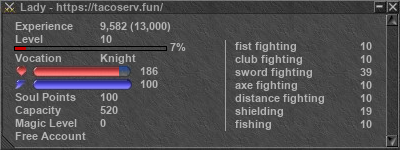 Signature for player Lady